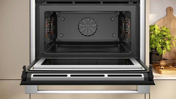 NEFF Backofen mit Mikrowelle N 90 C24MS31N0, EasyClean®, Zeit- & platzsparende Mikrowellen-Kombi mit Easy Clean Reinigung – Bild 3 von 5