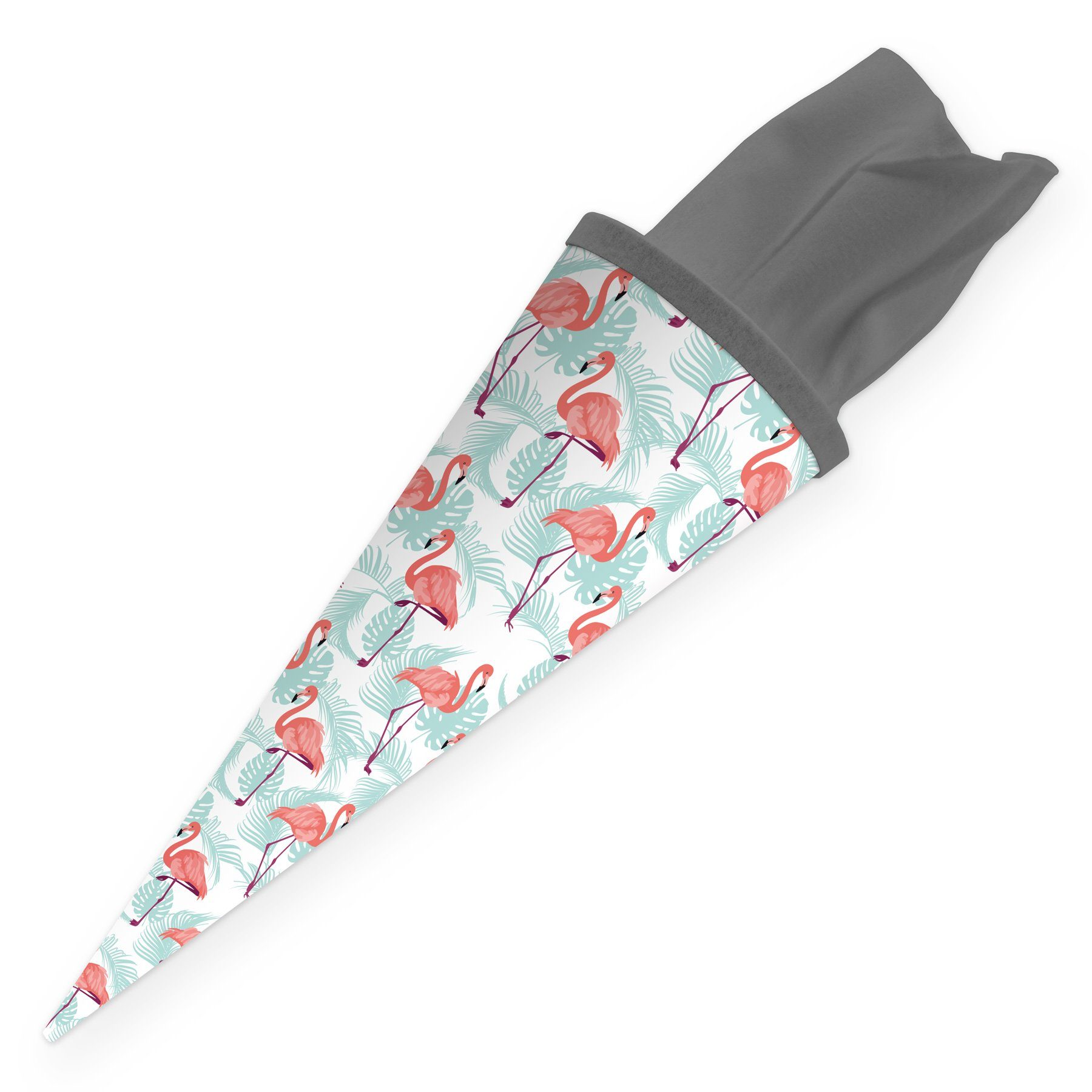 Prell Schultüten-Bastelset Flamingo – Zuckertüte Zur Einschulung & 1. Schultag – Komplett Zum Selbermachen