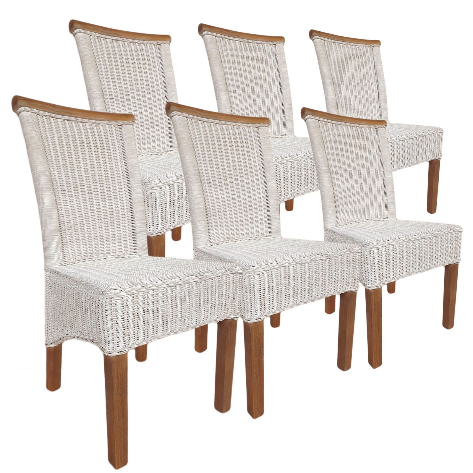 Amagohome Rattanstuhl Rattanstühle Esszimmer-Stühle Perth Esstisch günstig online kaufen