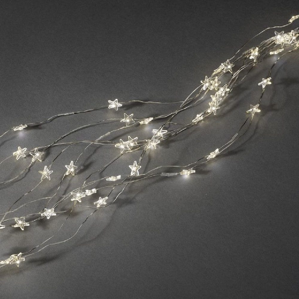 KONSTSMIDE LED-Baummantel 6370-190 LED Baummantel Sternenlametta 90er warmweiß innen 90cm