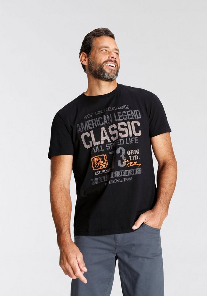 Arizona T-Shirt mit modischem Print, angenehme Baumwollqualität