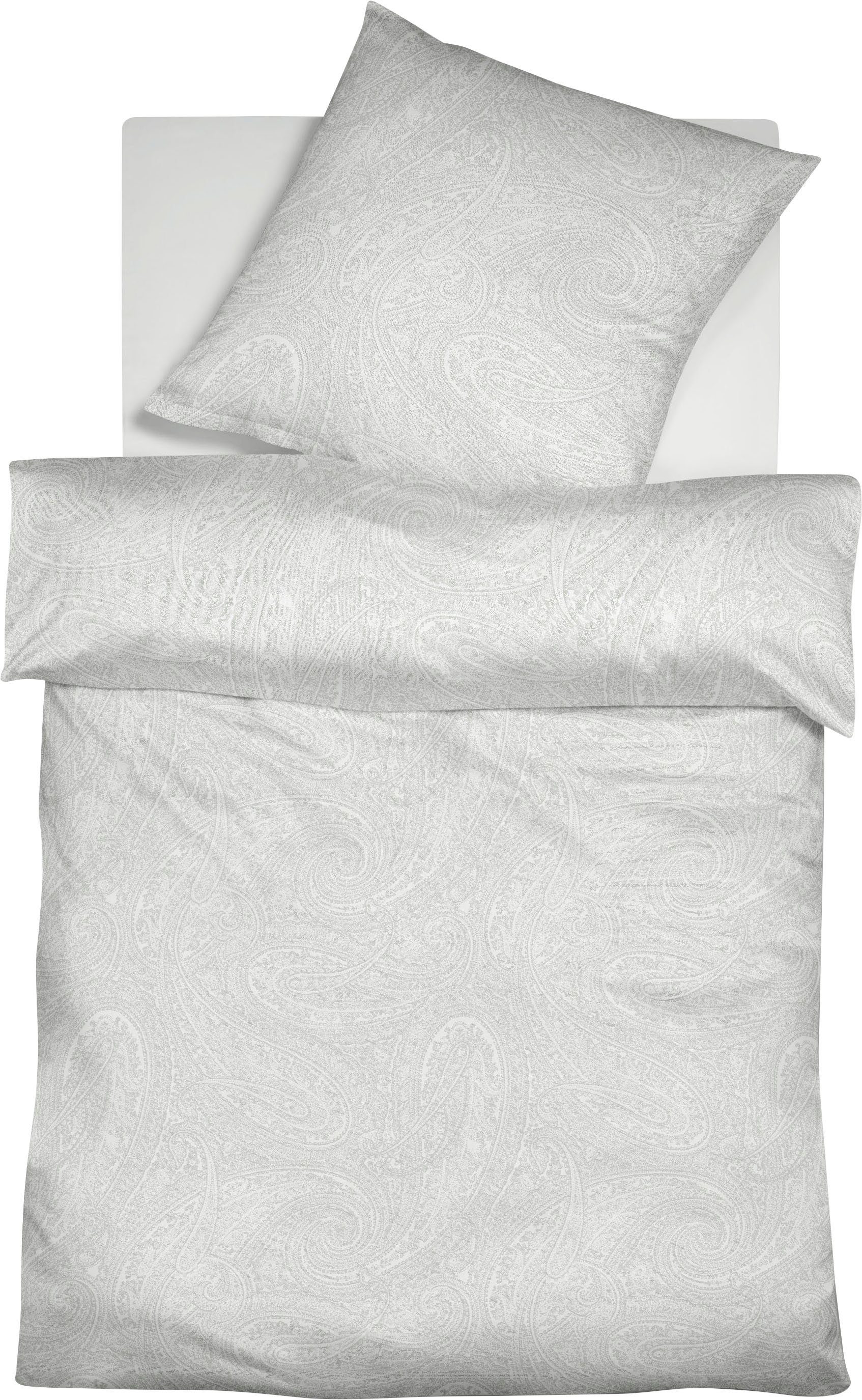 fleuresse Bettwäsche Provence Prestige 344104, Halbleinen, 2 teilig, 70% Baumwolle, 30% Leinen, in Gr. 135x200, 155x220, 200x200cm