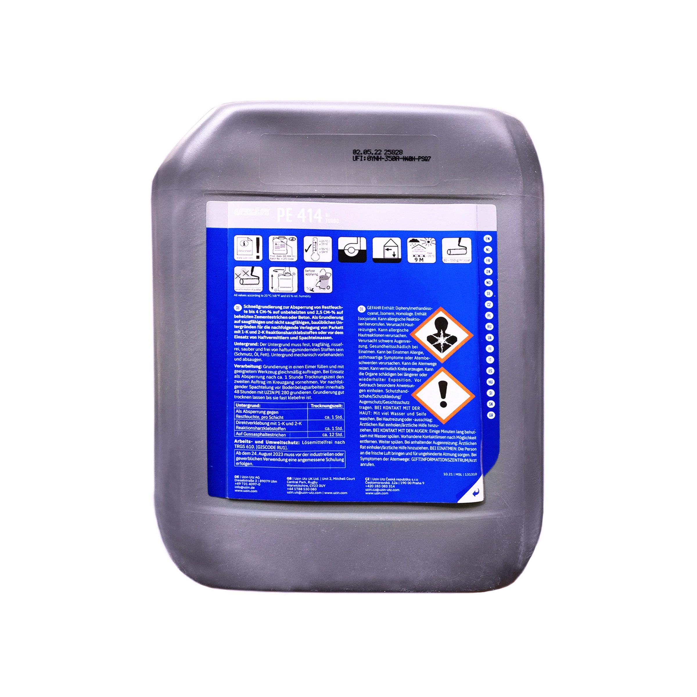 Uzin Grundierfarbe UZIN PE 414 BiTurbo 12 kg 1K PUR-Schnellgrundierung Parkett