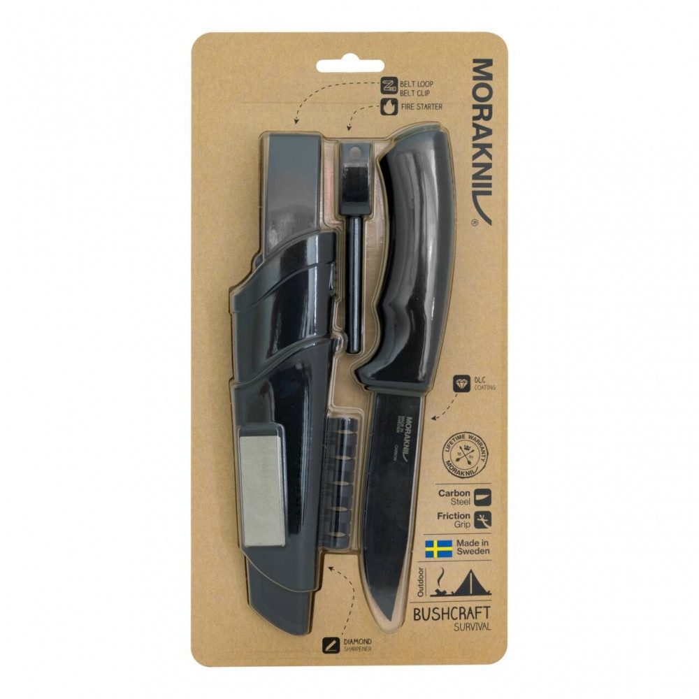 Morakniv Survival Knife Bushcraft-Messer Morakniv® BlackBlade schwarz