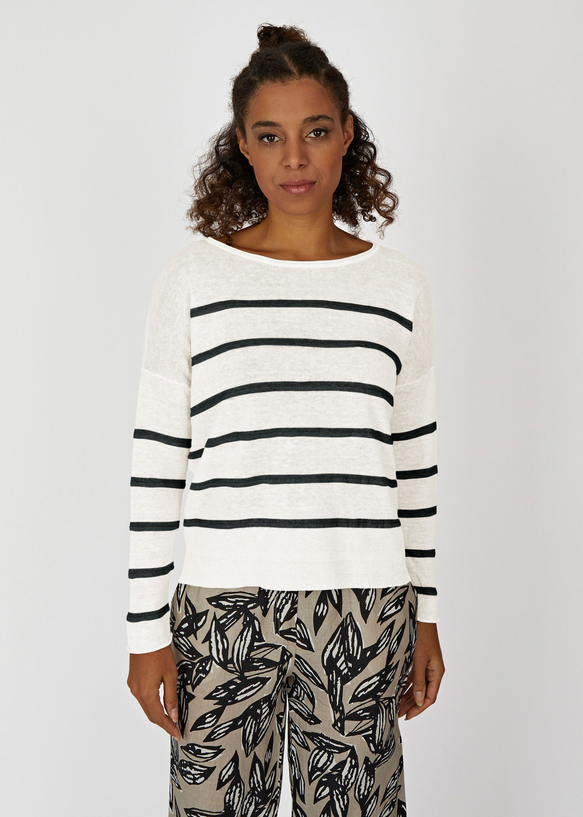 eve in paradise Rundhalspullover Emilia lässiger ComfortFit