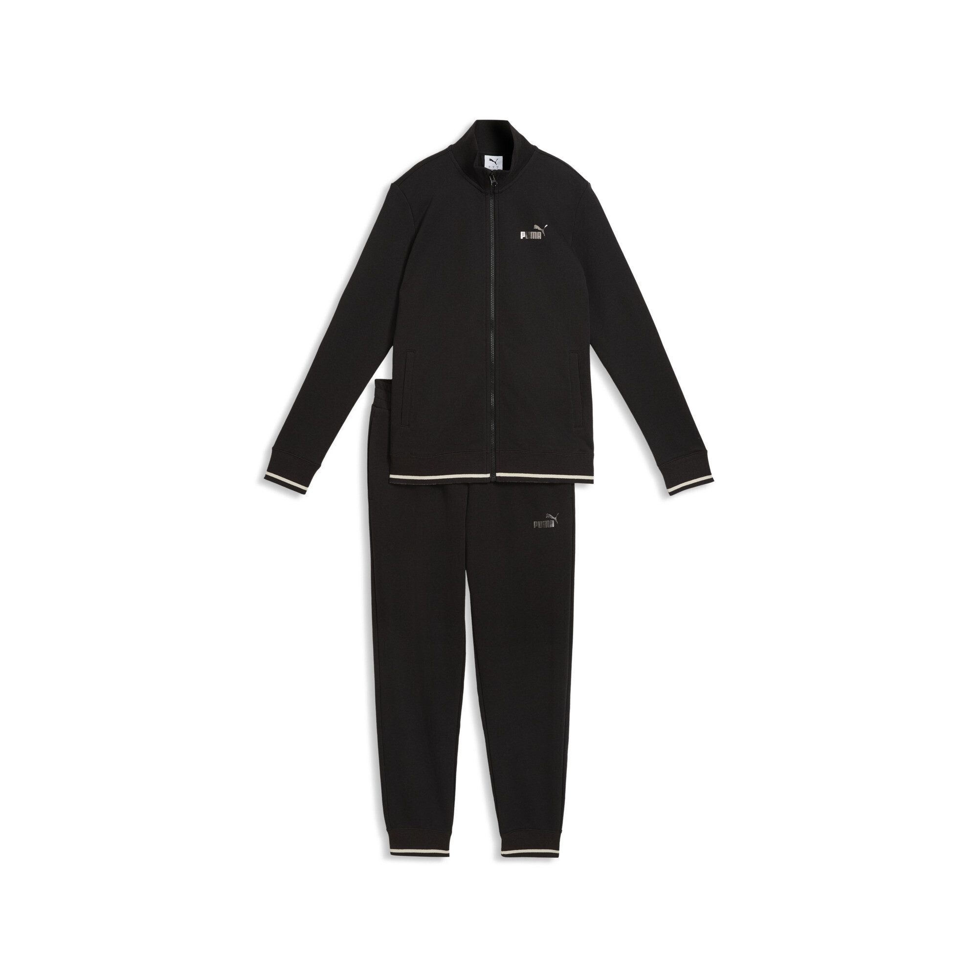 PUMA Jogginganzug Metallic Trainingsanzug mit Reißverschluss Damen günstig online kaufen