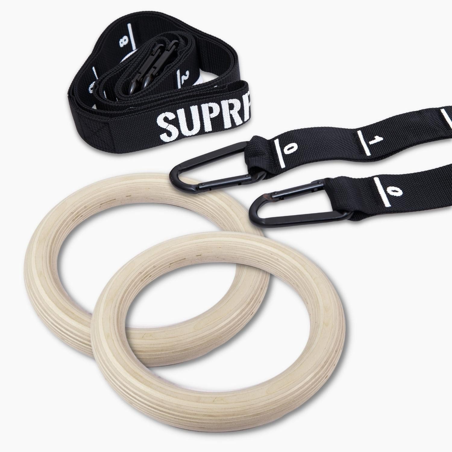 SF SUPRFIT Trainingsring Ragin Gym Ring Competition Set, 2x Competition Straps aus Nylon, 182 cm (Competition Set)