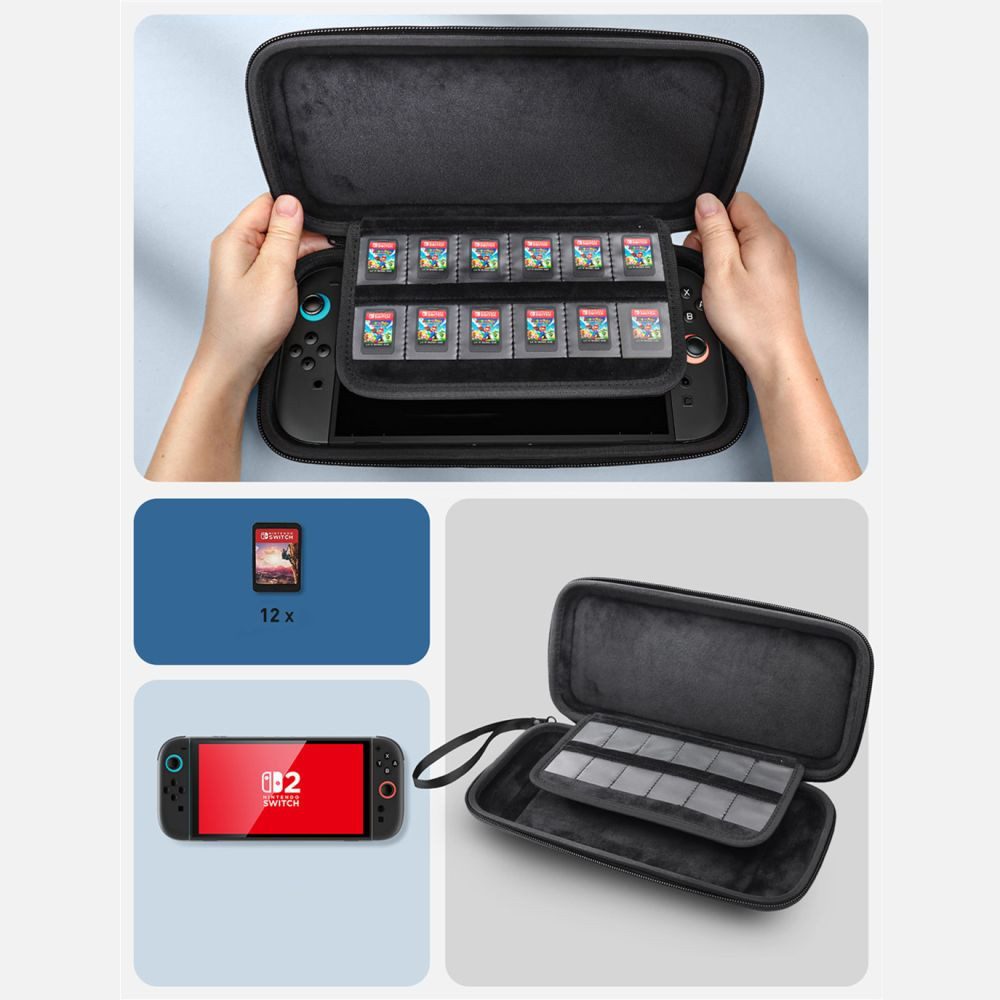 Supcase Nintendo-Schutzhülle Supcase Carrying Mini Tasche Nintendo Switch 2 Schwarz