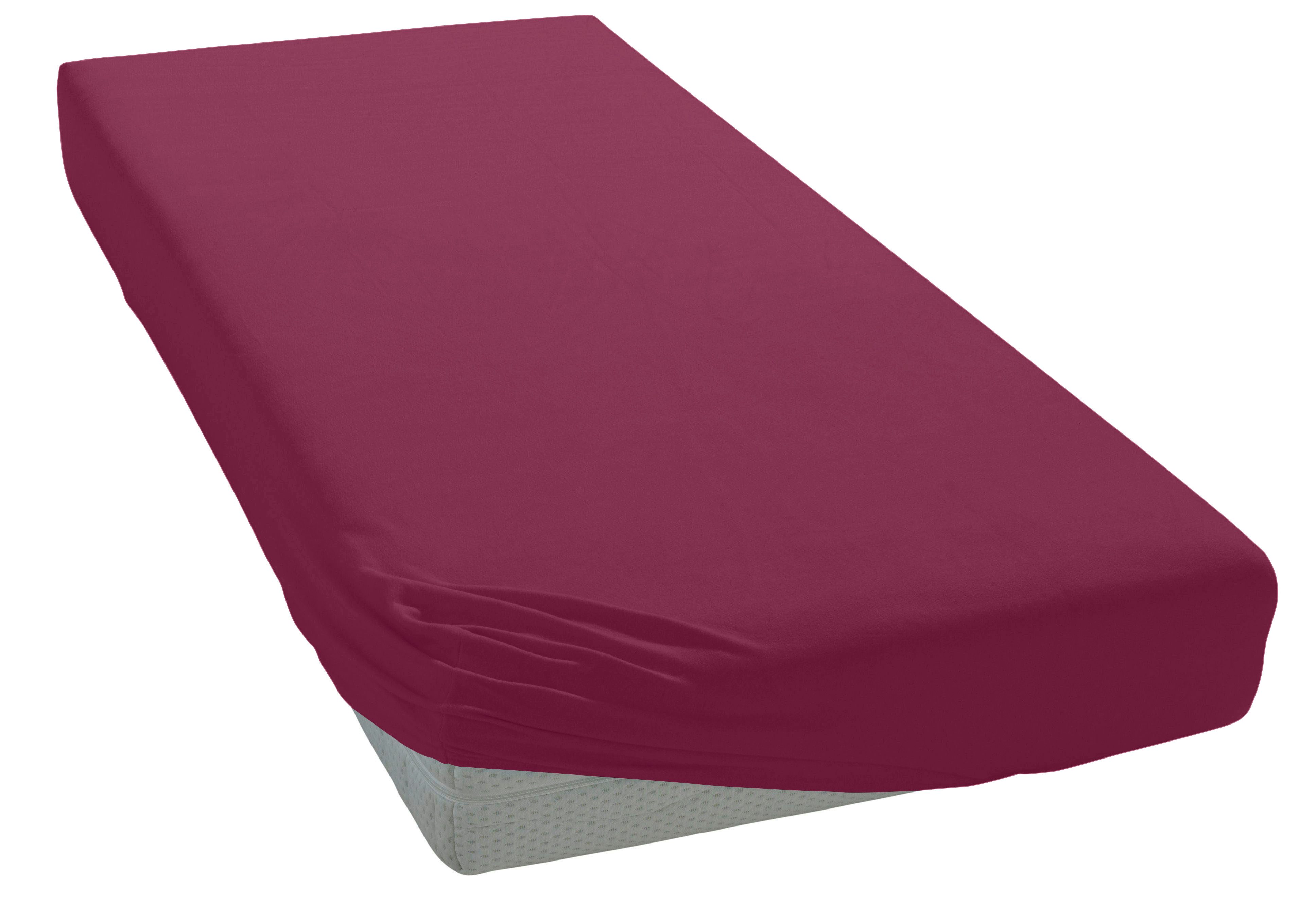OTTO home Spannbettlaken Cremona, Basic & Premium Qualität mit Elasthan, Jersey (145 g/m), Gummizug: rundum, (1 Stück), Bettlaken für Matratzen von 20-25 cm Höh – Bild 3 von 5