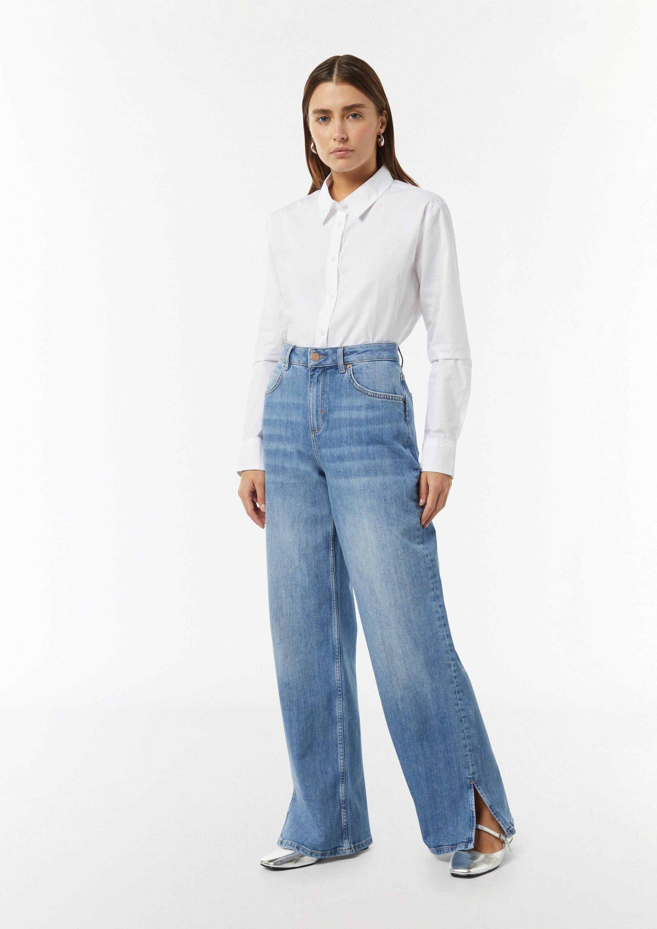 Weite Jeans Jeans-Hose