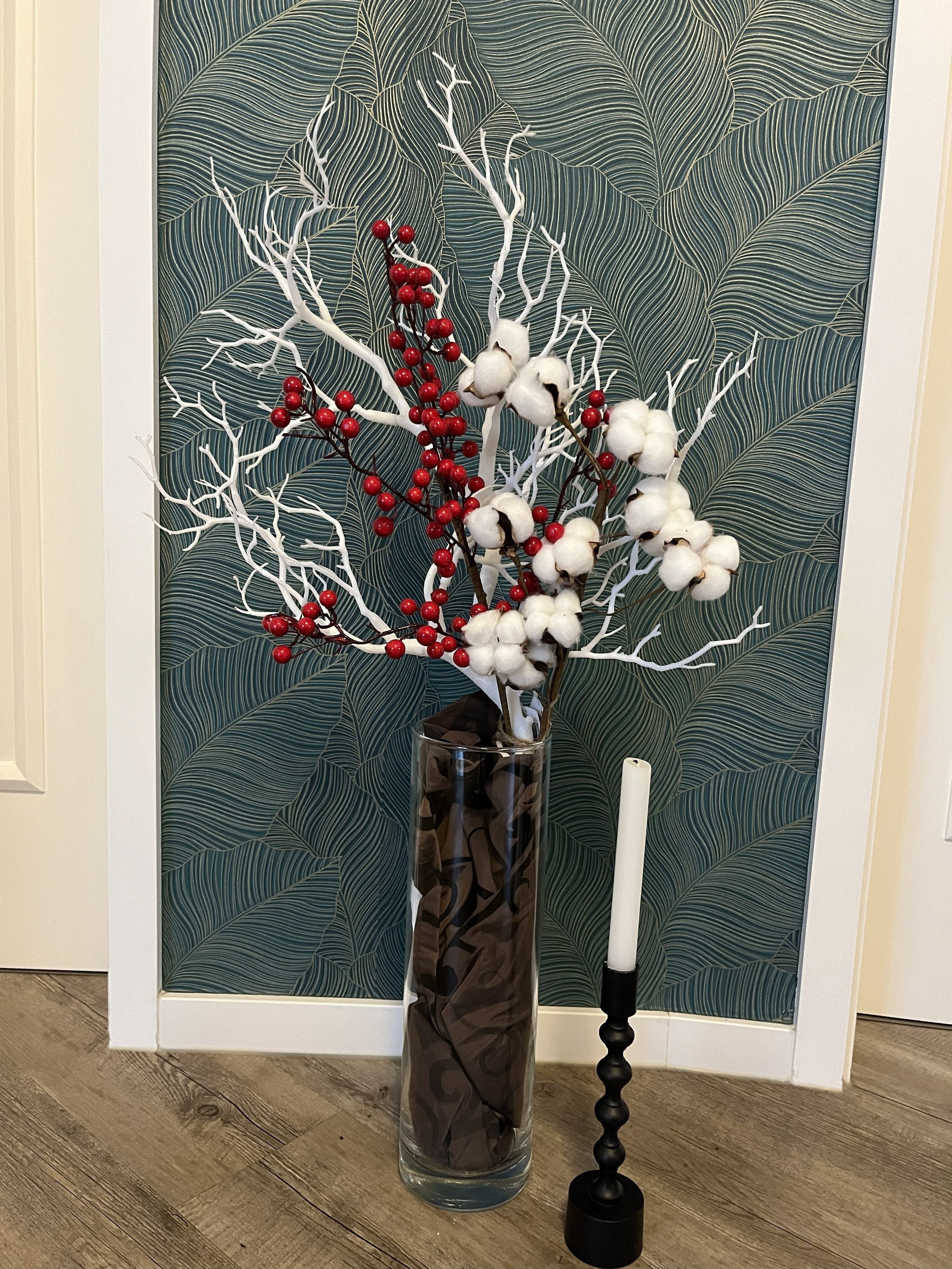 Kunstblume Kunstblumen-Bouquet WHITE WINTER, 2474U, Höhe 80 cm günstig online kaufen