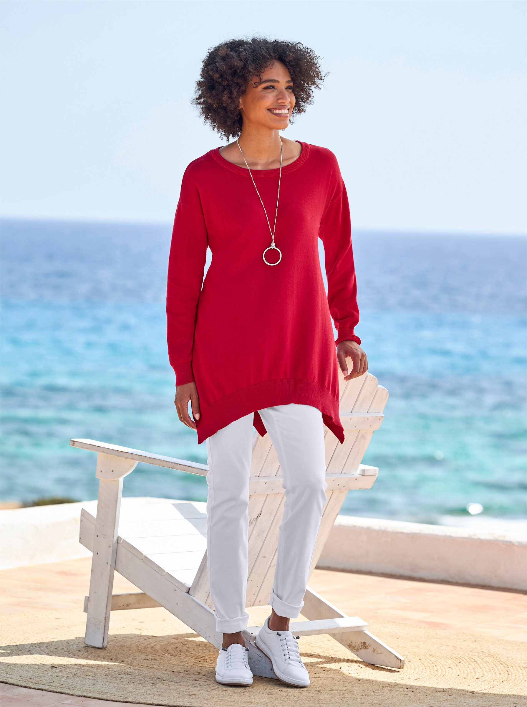 heine Strickpullover Pullover Langarm Jersey