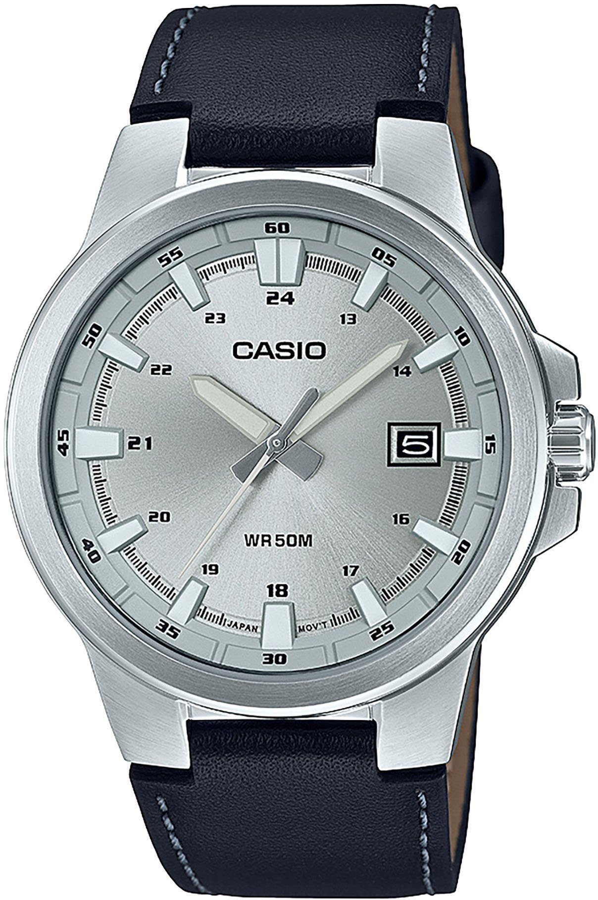 Casio Gehäuse-Ø aus Edelstahl, MTP-E173L-7AVEF, Quarzuhr 41 ca. Gehäuse Collection mm