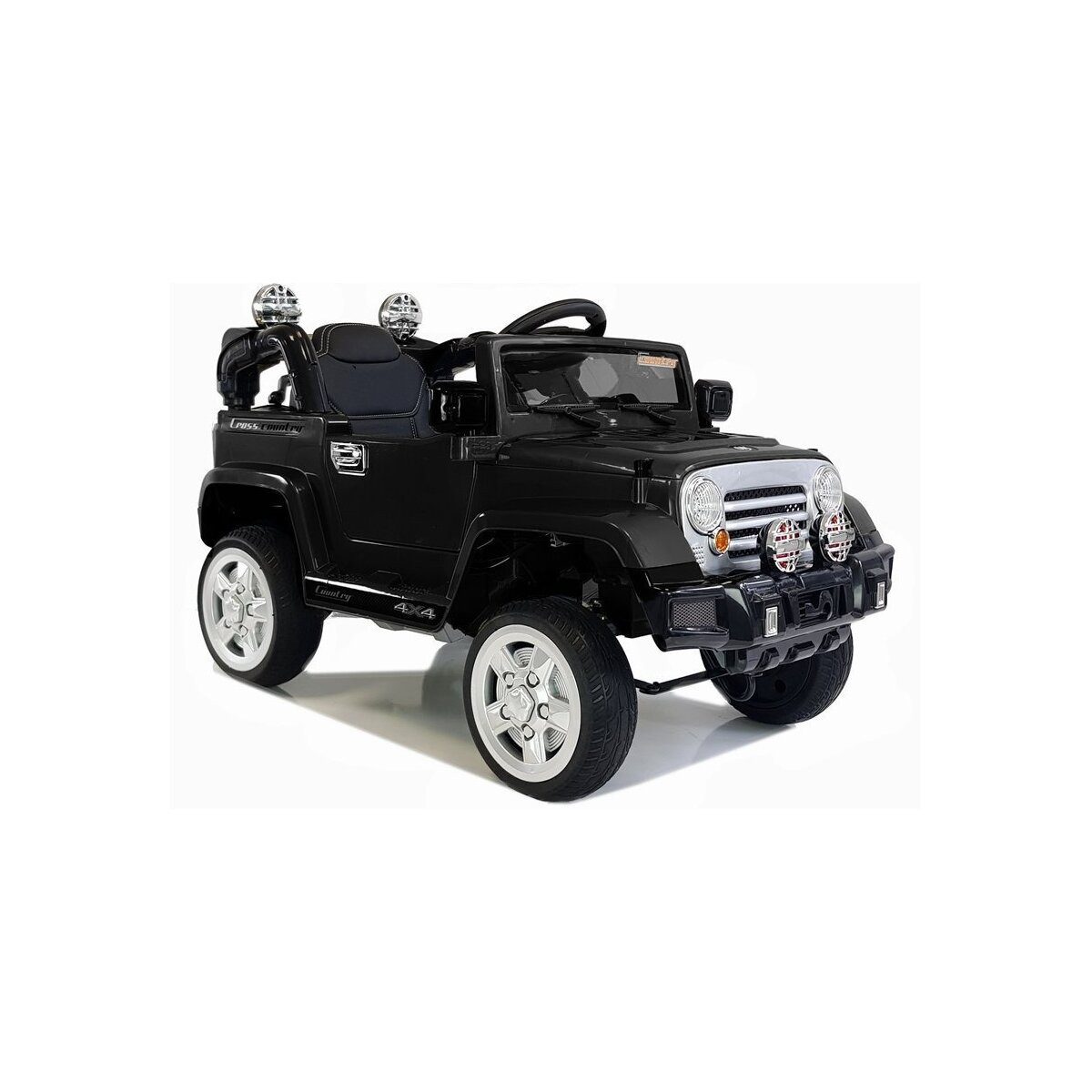 Wisam Elektro-Kinderauto Kinderfahrzeug Jeep JJ245 Schwarz