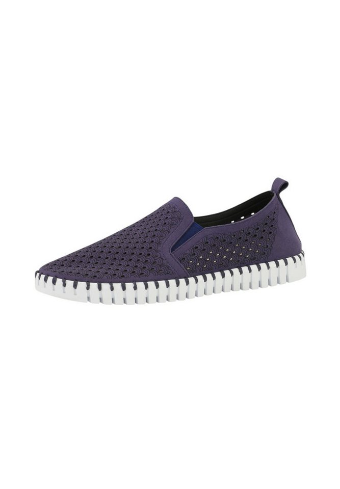 Ilse Jacobsen TULIP140MEN Slipper Plateausohle, atmungsaktive Mikrofaser, hoher Tragekomfort