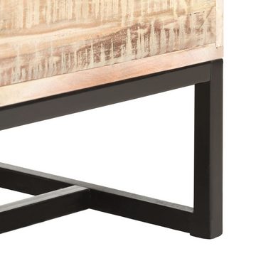 vidaXL Sideboard Sideboard Weiß 73×30×75 cm Massivholz Akazie (1 St)