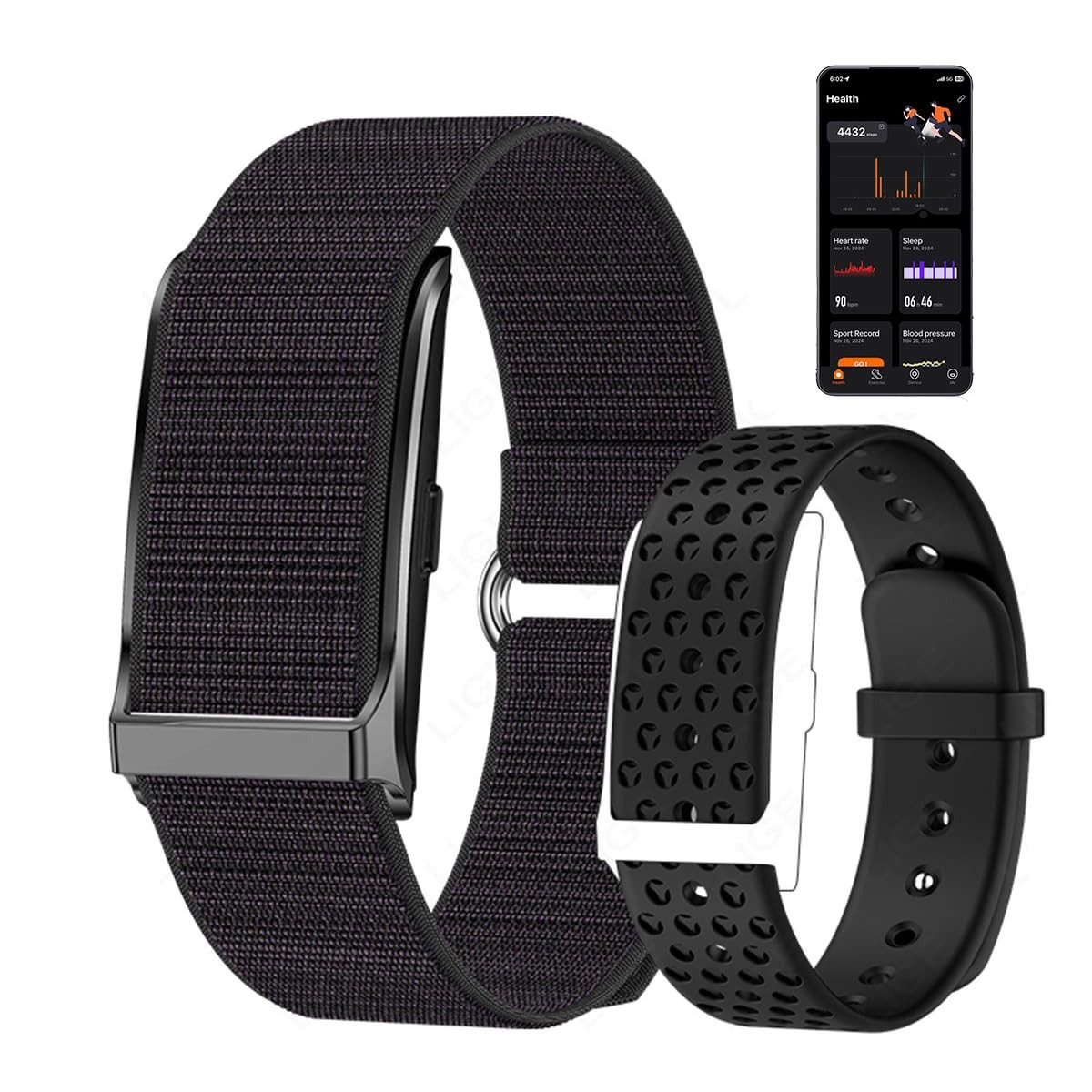 Lige Activity Tracker Fitness Tracker Smart Armband ohne Bildschirm Schrittzähler, 127 Sportmodi, IP44 Wasserschutz, Android und iOS