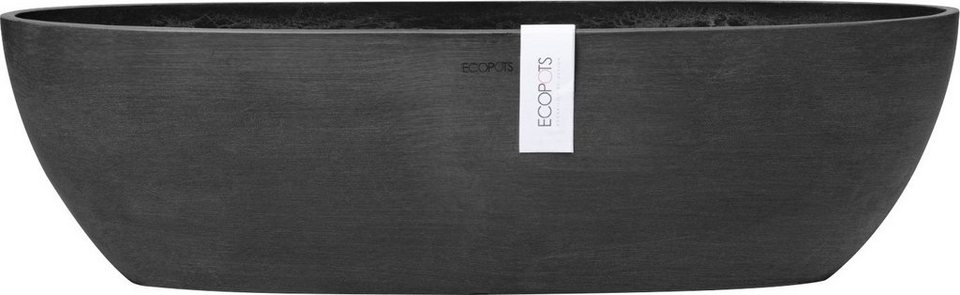 ECOPOTS Blumentopf SOFIA LONG Dark Grey, BxTxH: 14x14x16 cm