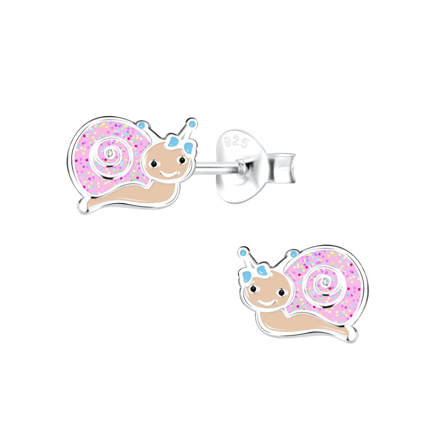 ALEXANDER YORK Paar Ohrstecker SCHNECKE, 2-tlg., 925 Sterling Silber