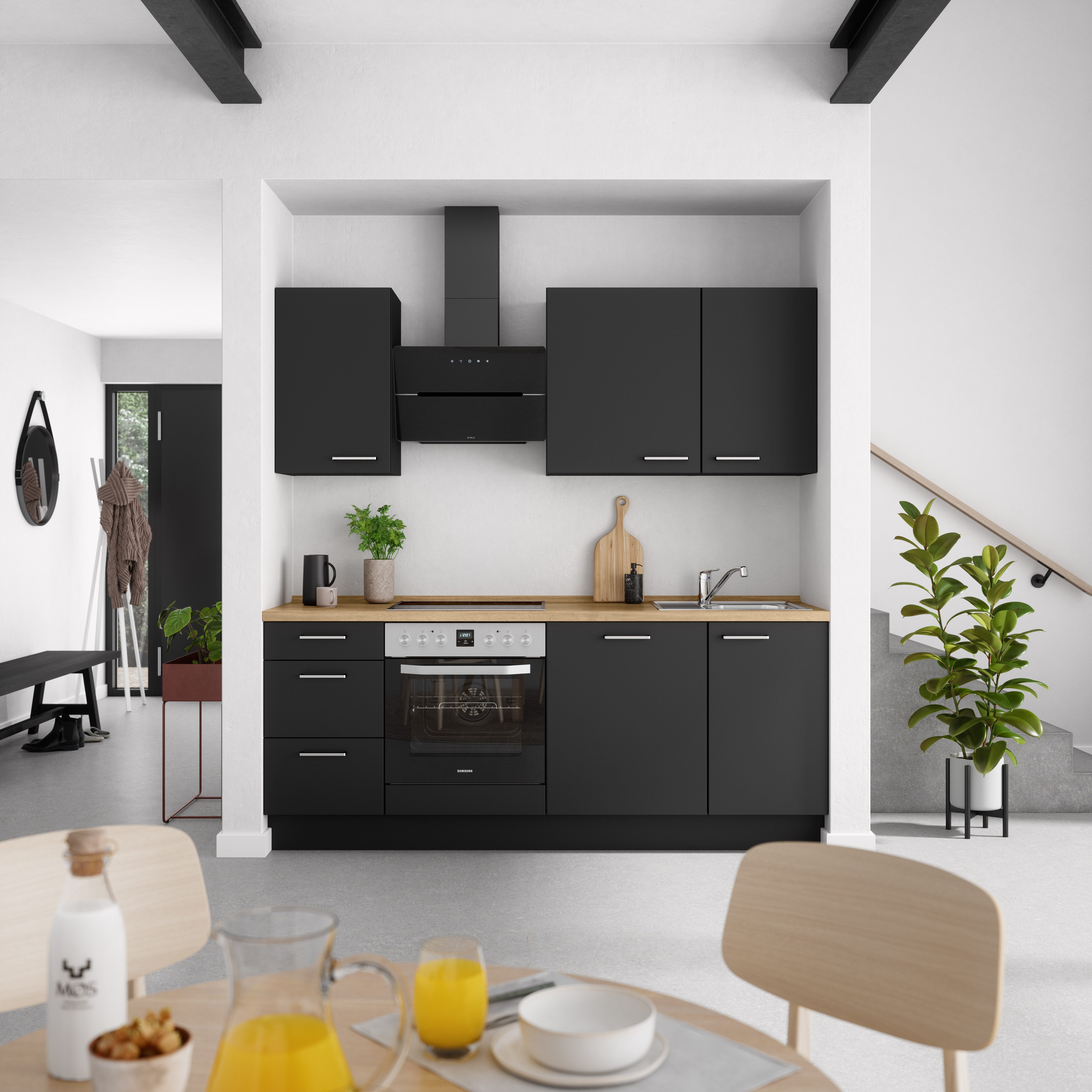 nobilia Küchenzeile ""Touch II"" vormontiert, Ausrichtung wählbar, Breite 2 günstig online kaufen