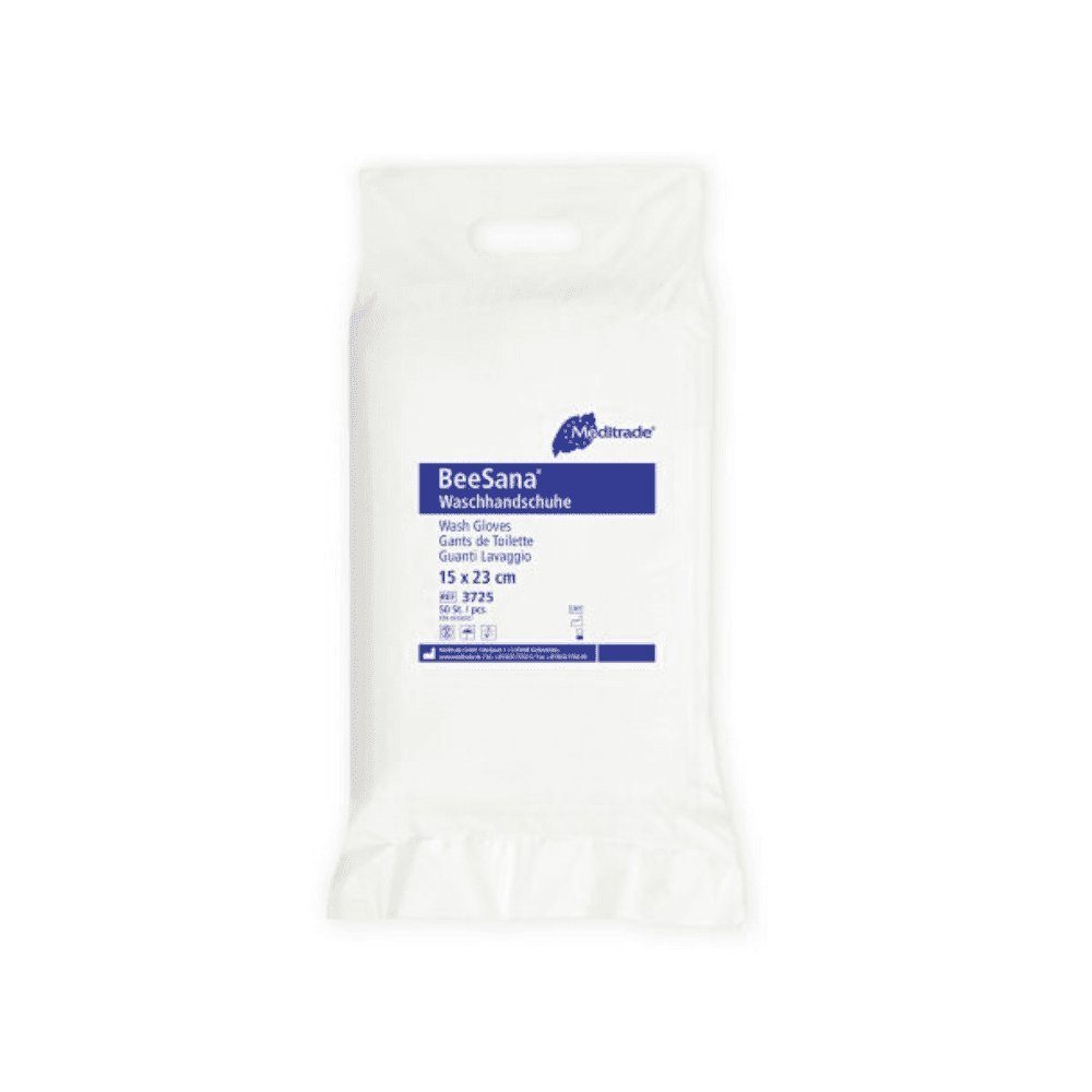 MediTrade Einmal-Waschhandschuh Meditrade Waschhandschuh, Molton 80 g