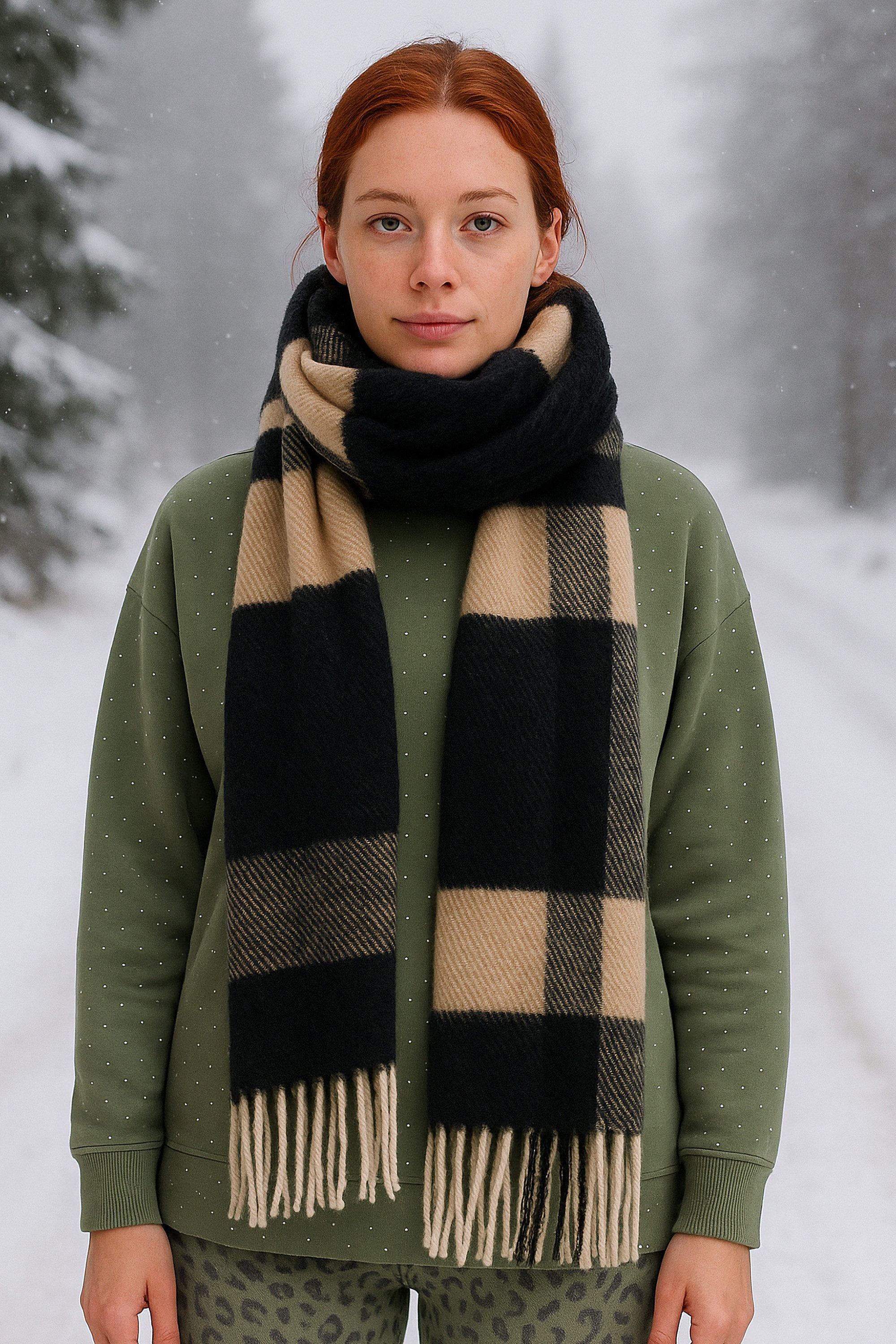 COLLEZIONE ALESSANDRO Modeschal SuperSofty, (1-St), mit günstig online kaufen