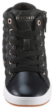 Skechers Kids SHOUTOUTS-QUILTED SQUAD Sneaker mit Metallic- und Glitzerdetails