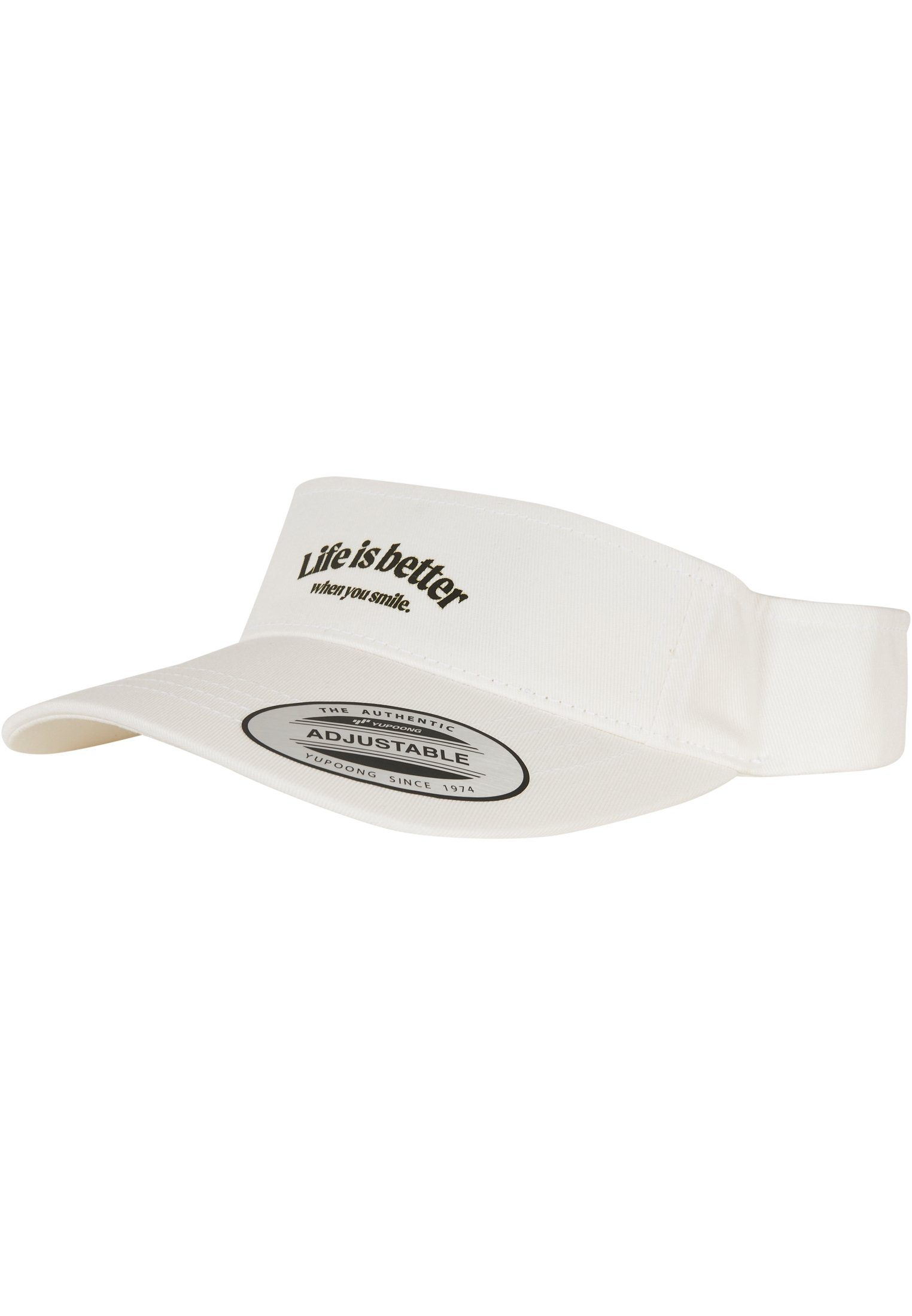 MisterTee Flex Cap Accessoires Life Is Better Visor