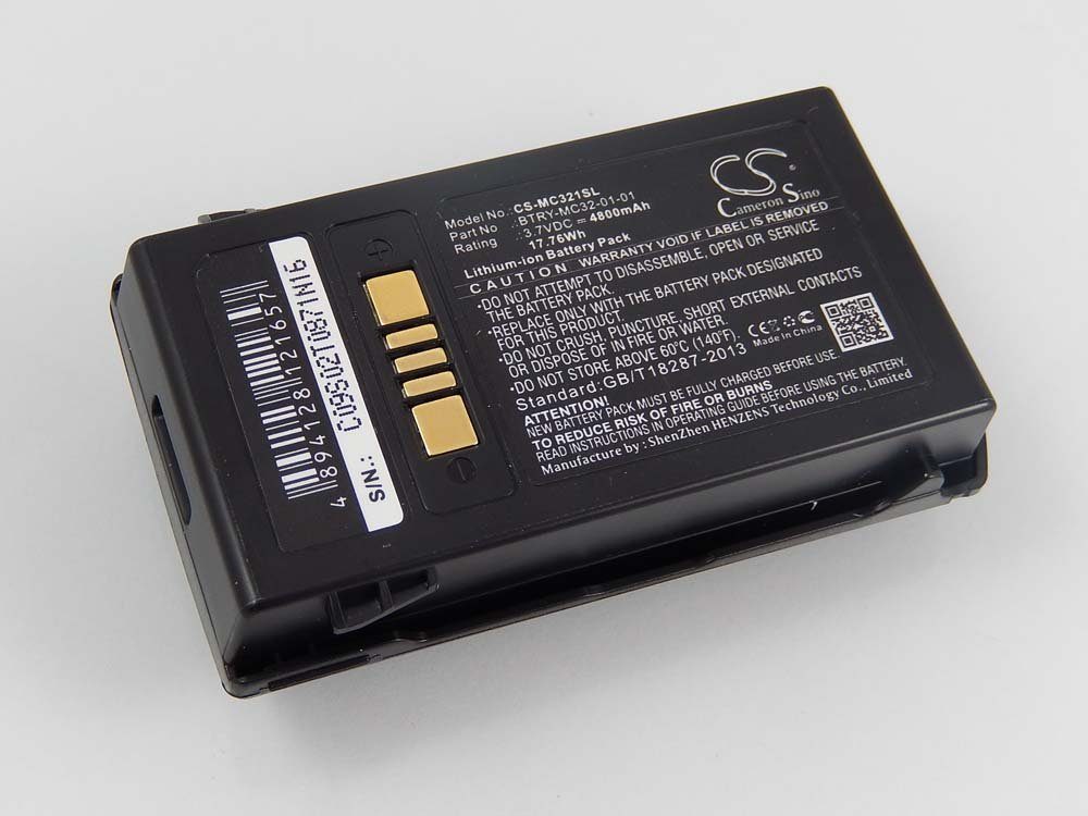 vhbw kompatibel mit Motorola Symbol MC3200, MC32N0 Akku Li-Ion 4800 mAh (3,7 V)