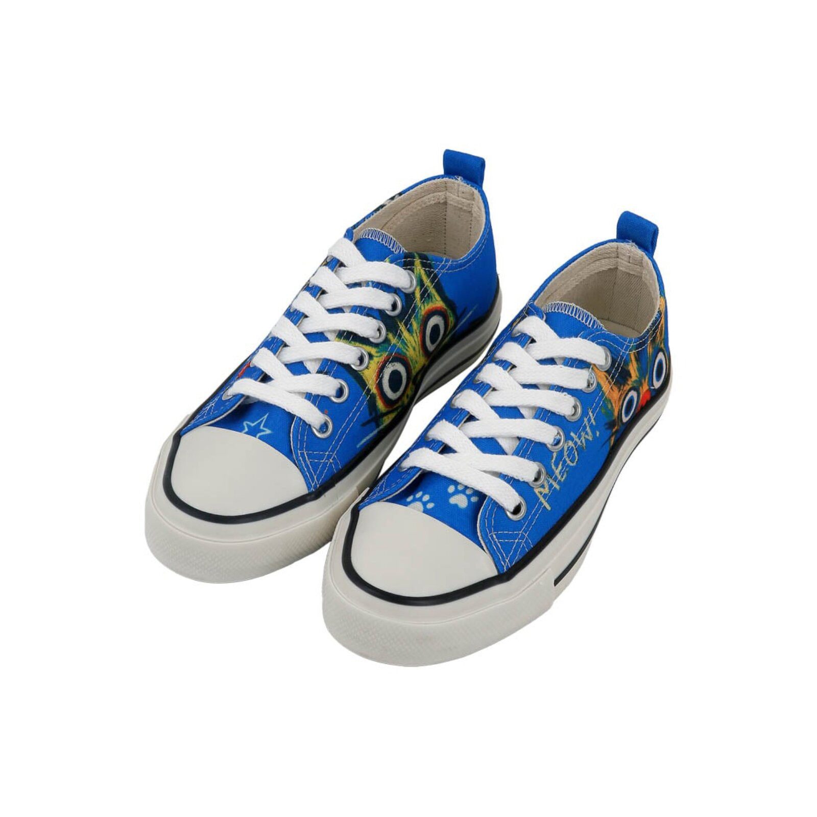 DOGO Liria Low-Top Sneaker Meow Attack Damen Sneaker Ballerina Handgefertigt