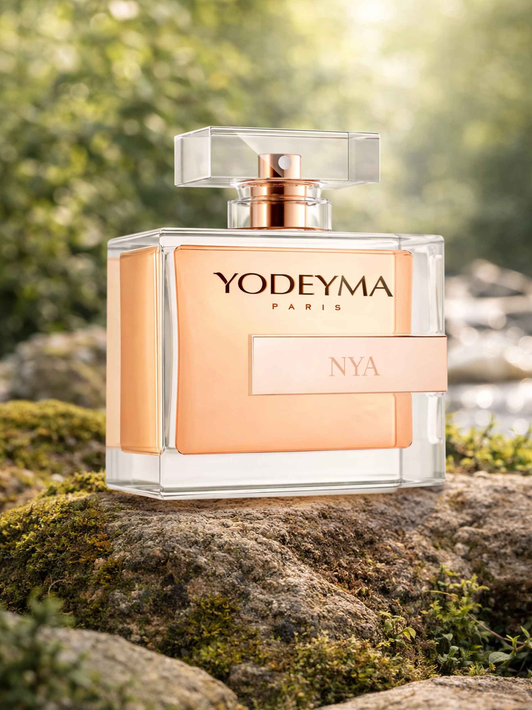 YODEYMA Eau de Parfum NYA Damenparfüm (100 ml) – sinnlich warmer holziger Damenduft