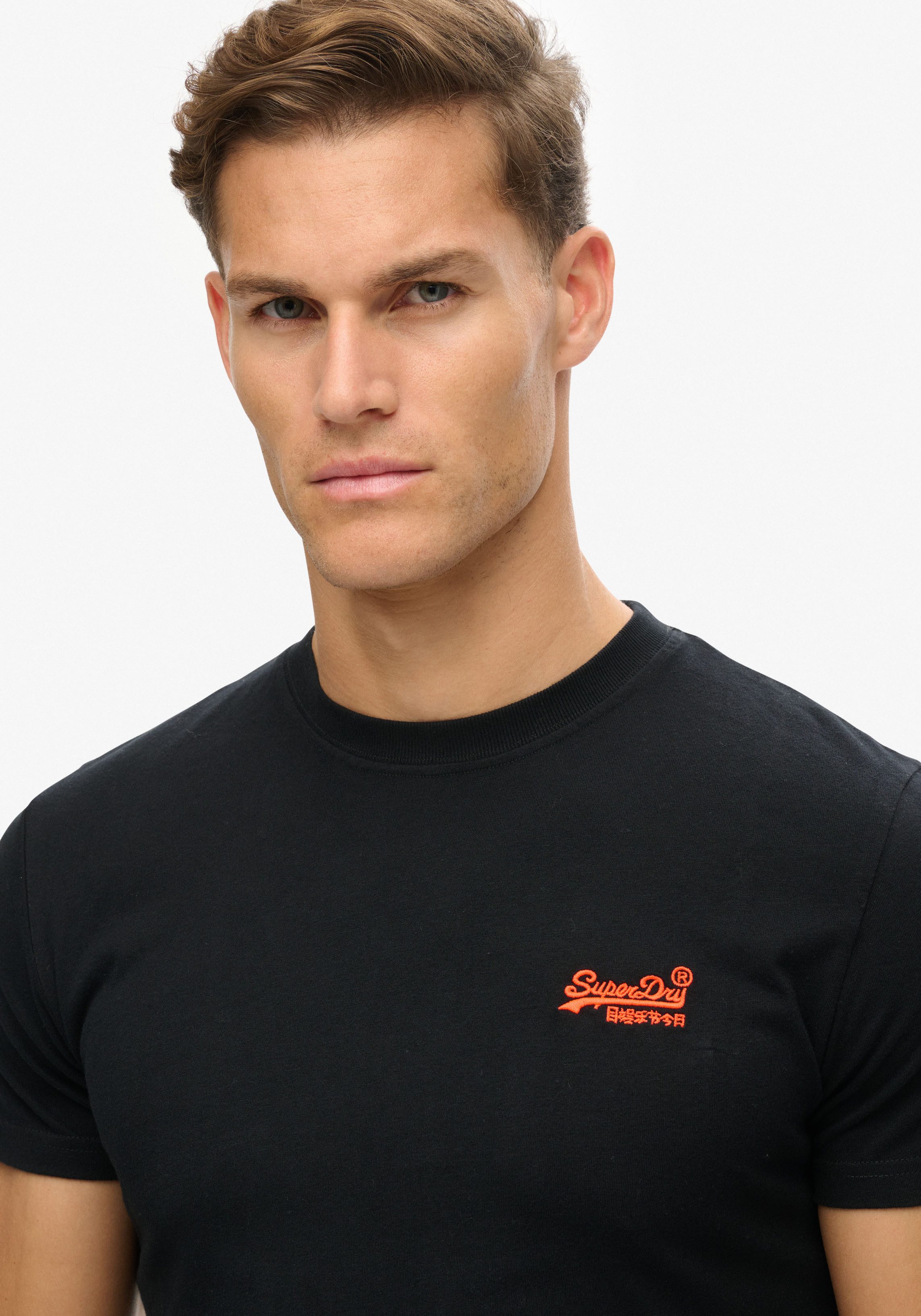 Superdry Rundhalsshirt ESSENTIAL LOGO EMB TEE günstig online kaufen