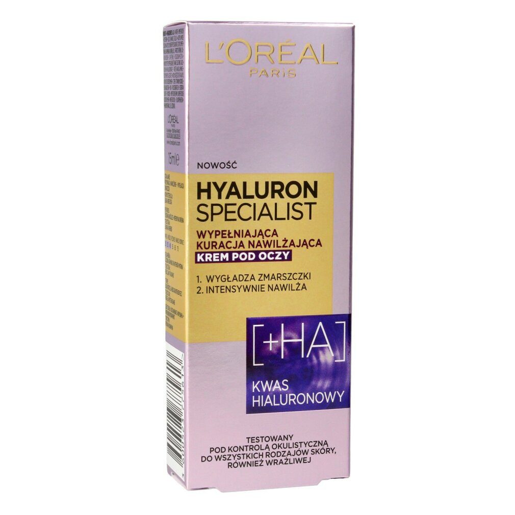 L'Oreal Deutschland Augencreme Hyaluron Specialist auffüllende feuchtigkeitsspendende Augencreme