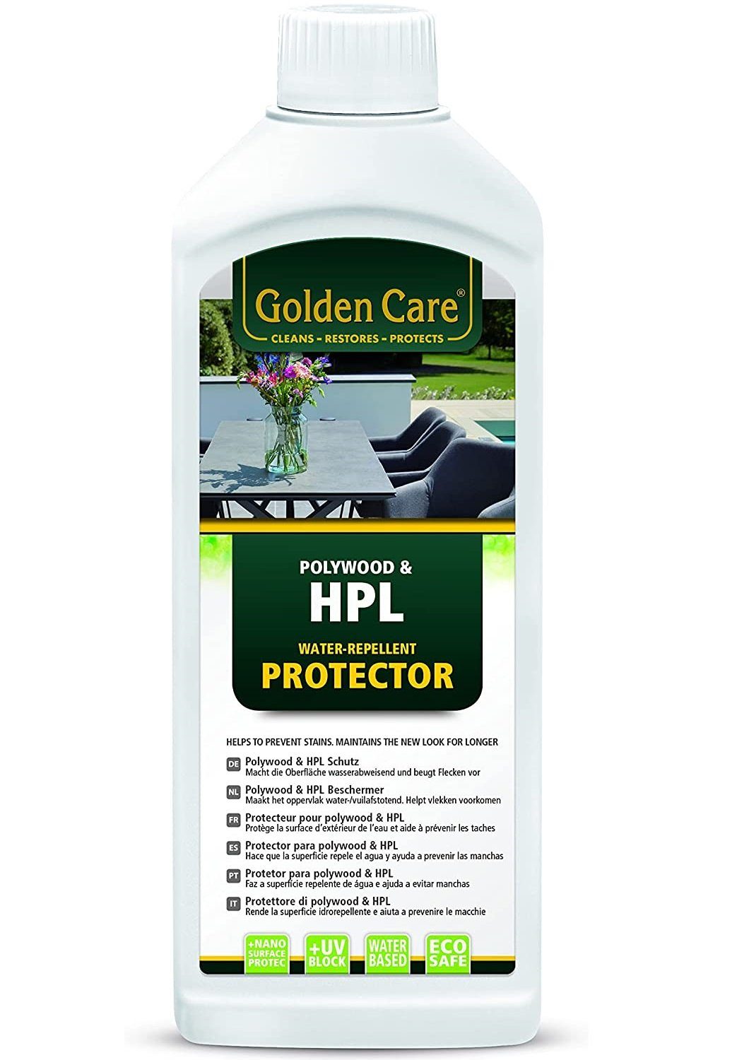 Golden Care Holzöl Protector für HPL & Polywood 500 ml Transparent