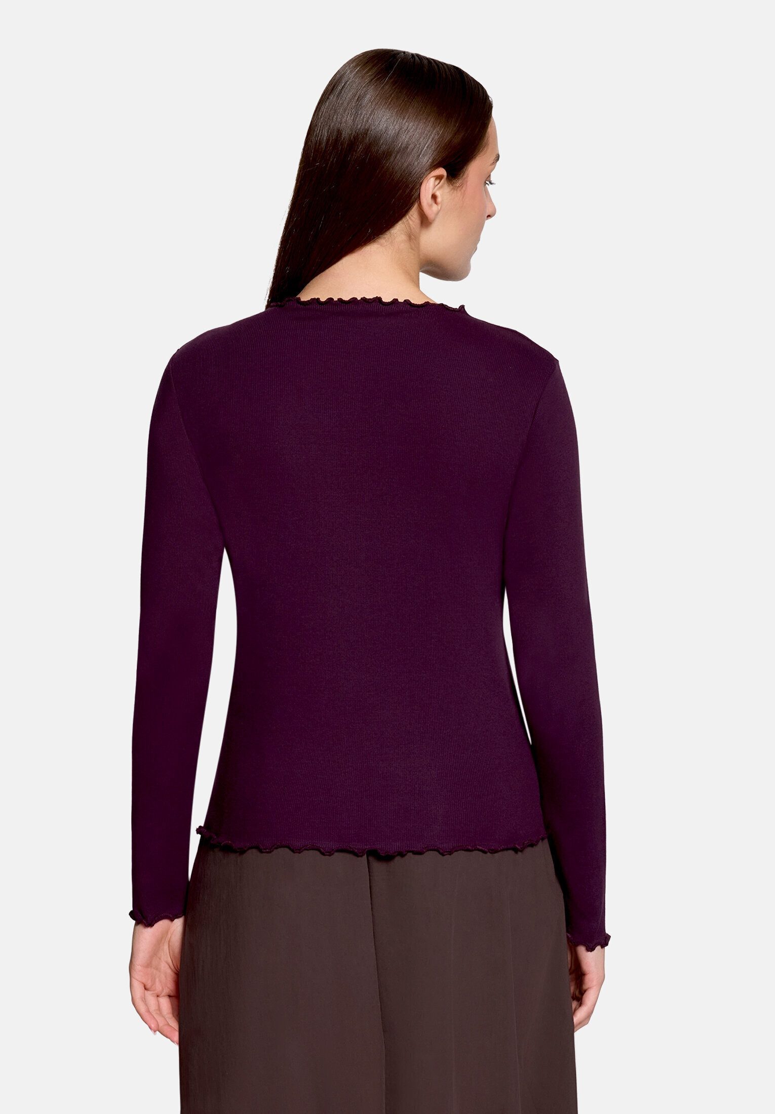 Cartoon Kurzarmshirt Damen mit Kragen (1-tlg)