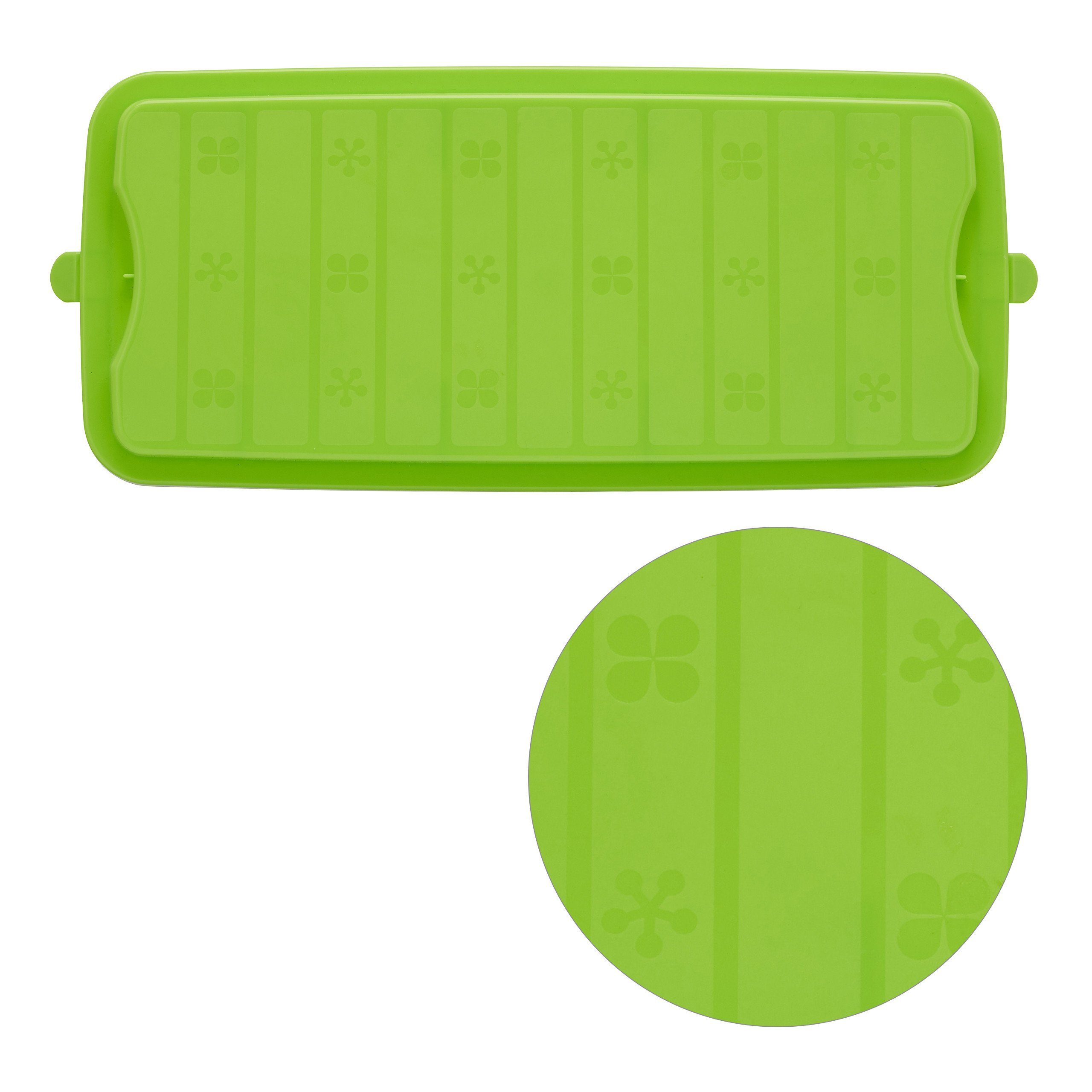 Grün relaxdays Kunststoff, Kuchentransportbox Kuchenbox, Transparent Grün Eckige