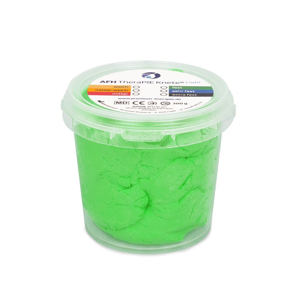 AFH Webshop Handmuskeltrainer Therapieknete Light, 6 Härtegrade für unterschiedliche Trainingsstände