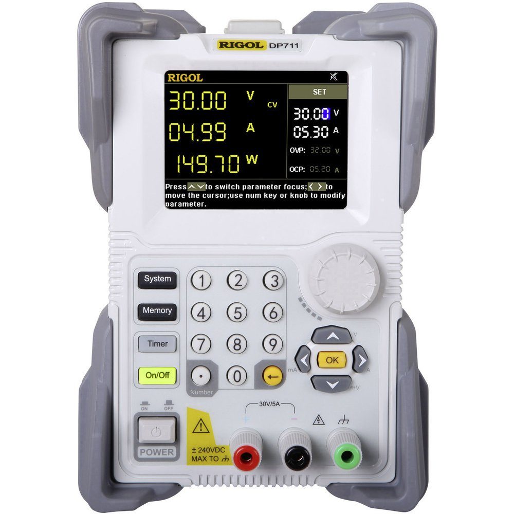 Rigol DP711 Labornetzgerät, einstellbar 0 - 30 V 0 - 5 A 150 W RS-232 Labor-Netzteil