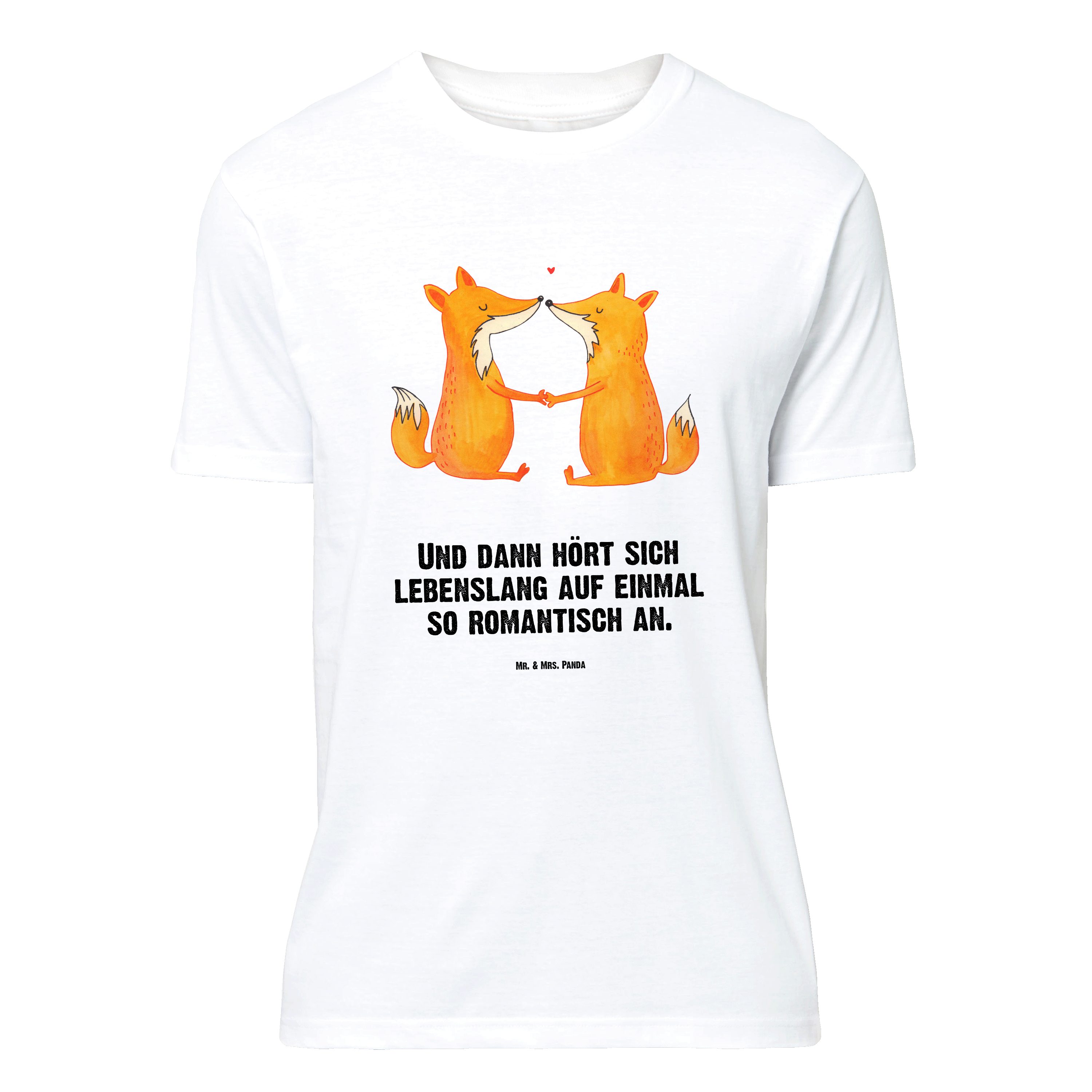 T-Shirt Füchse Liebe, Tshirt, Weiß, Liebe, Freundin, Tshirt, Lustiges T-Shirt