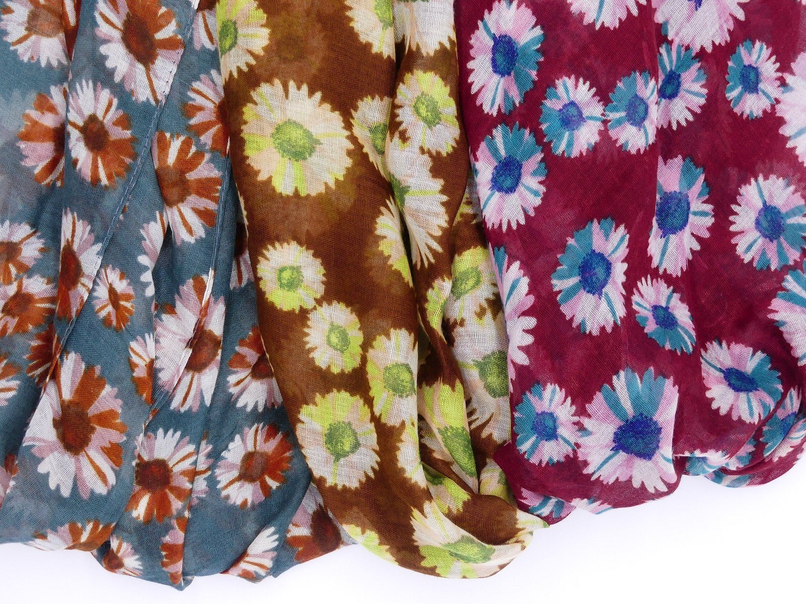 Amy too Schal Modeschal 3er Set, Sommertuch, (Spar Set, 3-St. 3 Farben Set) günstig online kaufen