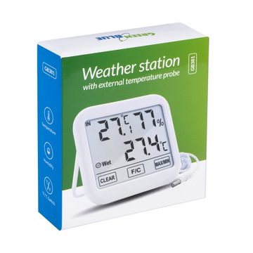 GreenBlue GB381 Wetterstation (Wetterstation Digitales Thermometer Hygrometer)
