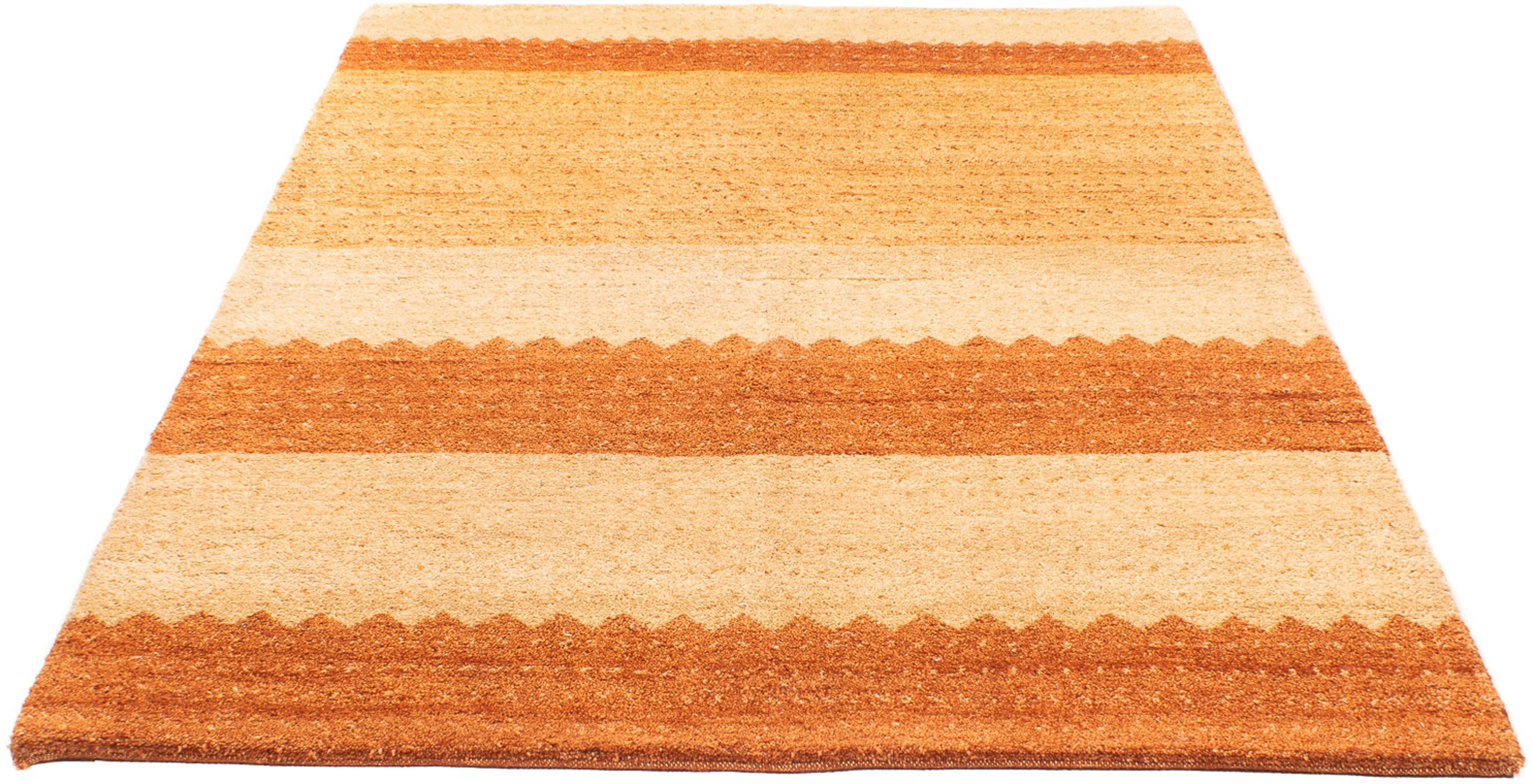 Wollteppich Gabbeh - Indus - 198 x 142 cm - mehrfarbig, morgenland, rechteckig, Höhe: 18 mm, Wohnzimmer, Handgeknüpft, Einzelstück mit Zertifikat