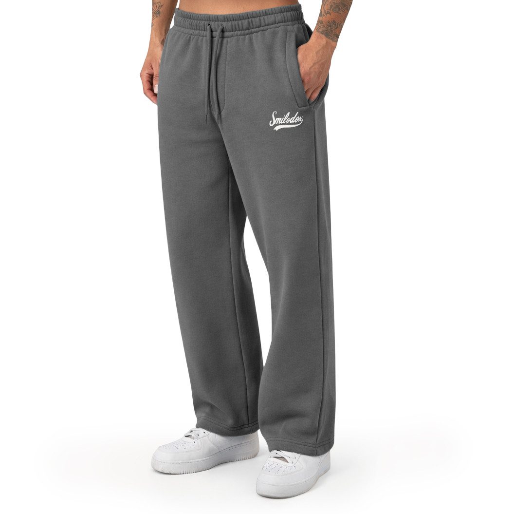 Smilodox Jogginghose Lorik, Bequeme Sweathose, Logo-Detail, elastischem Bun günstig online kaufen