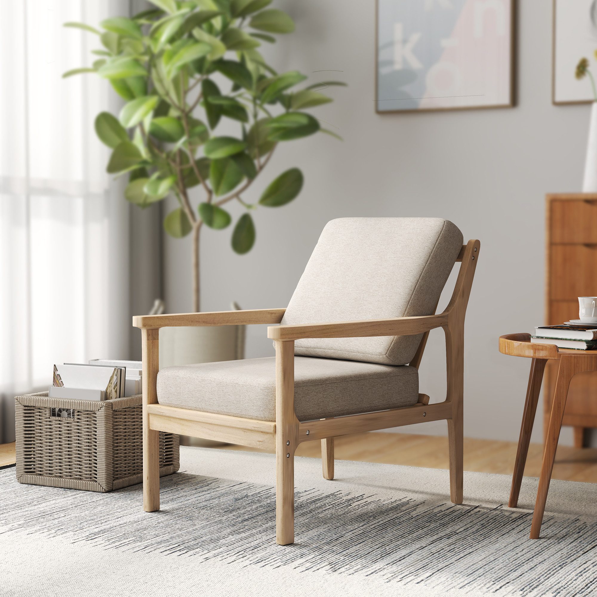 HOMCOM Relaxsessel Sessel Loungesessel mit Leinenoptik günstig online kaufen
