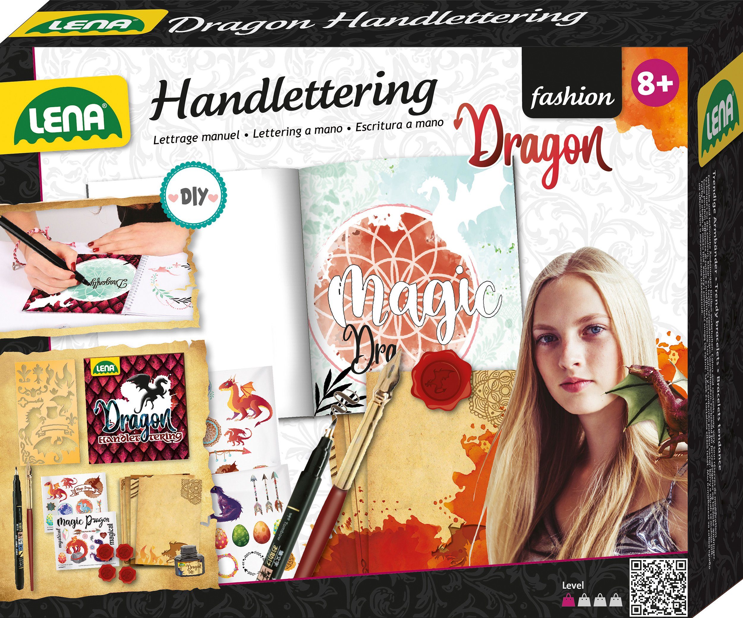 Handlettering Dragon Kreativset Lena®