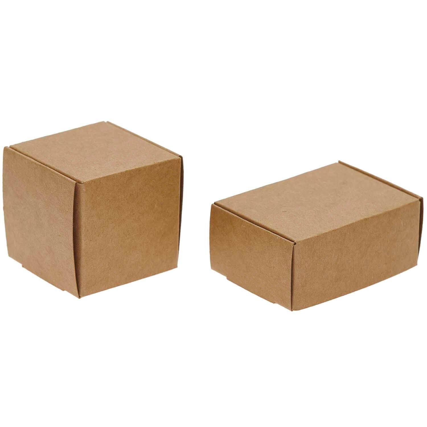 Rico Design Wichtel Miniatur Geschenkschachteln 6 Stück natur