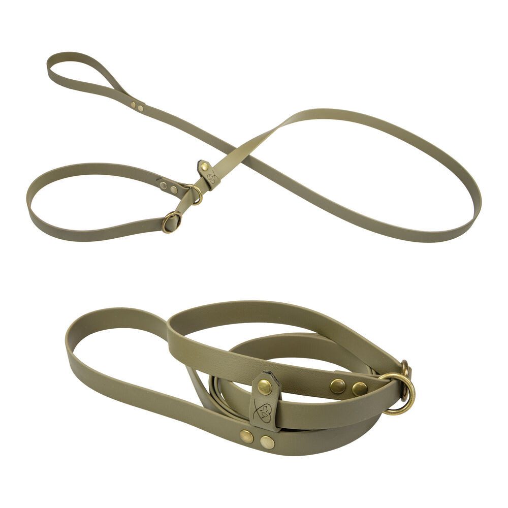 Trendfährte Führleine Schecker Hunde Retrieverleine BioThane®, Biothane (Packung, 1-tlg), Liebevolle Handarbeit aus Ostfriesland