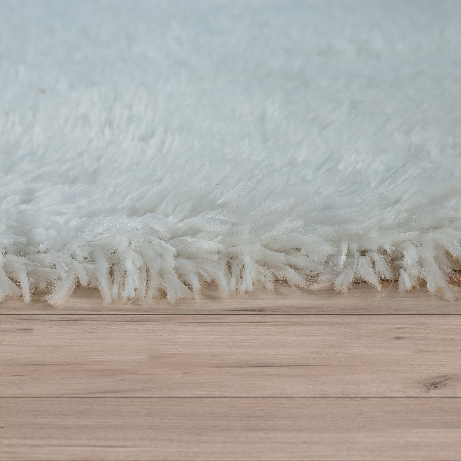 Hochflor-Teppich Waschbarer Hochflor Teppich Shaggy mm In 44 TT Creme, rechteckig, Home, Uni Look Höhe: Flokati
