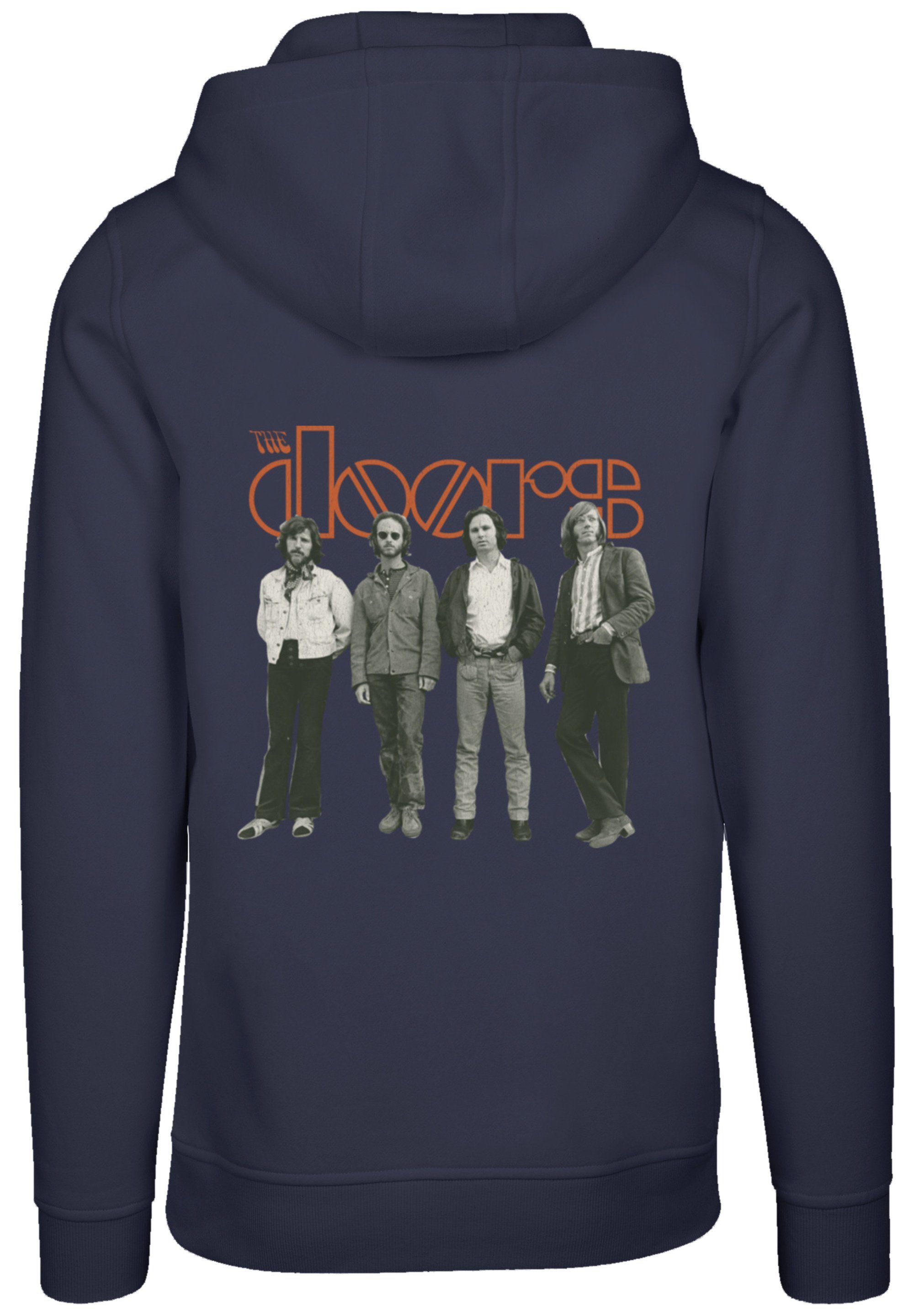 F4NT4STIC Hoodie The Doors Music Premium Band Band, Band Logo Qualität, navy Standing