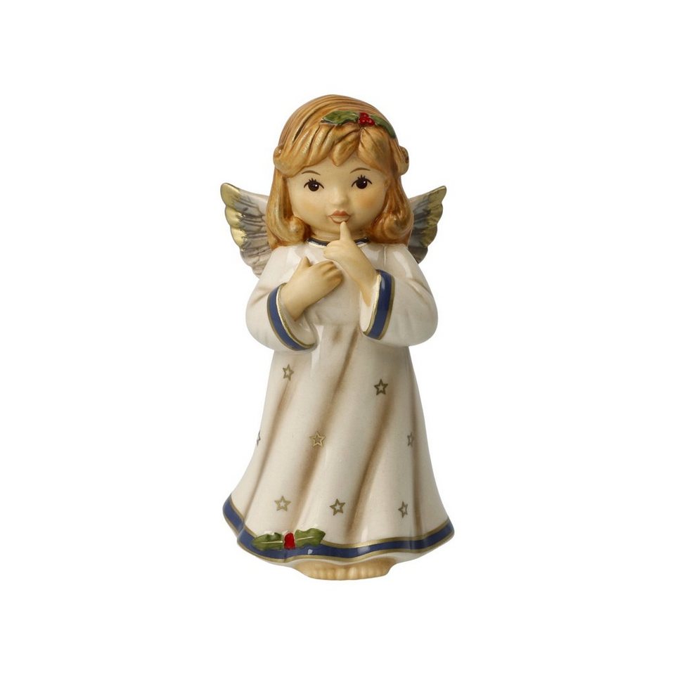 Goebel Weihnachtsfigur Engel Schutzengelchen, In meisterlicher Handarbeit  gefertigt